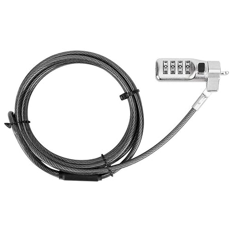 Targus DEFCON Compact Serialized Combo Cable Lock for Laptop Computer and Desktop Security (ASP71GLX-S)