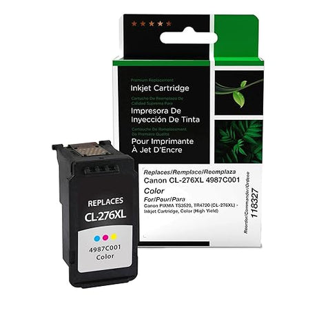 Clover Remanufactured High Yield Ink Cartridge Replacement for Canon CL-276XL (4987C001) | Color