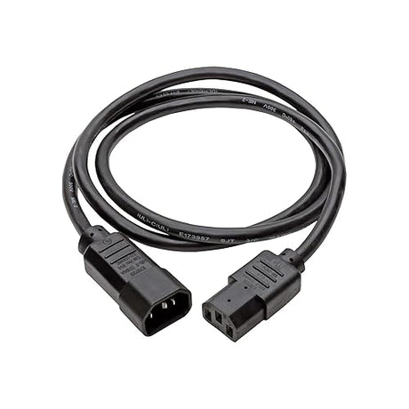 TRIPP LITE Computer Power Extension Cord 13a, 16awg (Iec-320-C14 to Iec-320-C13) 3-Ft. (P004-003-13A)