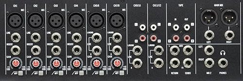 Samson Mixpad MXP1604FX 12-Channel USB Mixer with Digital Effects 14 Inputs with Effects