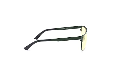 Blue Light Glasses | Pendleton Moss/Amber by GUNNAR | Patented 65% Blue Light Protection, 100% UV Light, Anti-Reflective, Protect & Reduce Eye Strain & Dryness GUNNAR Focus Moss/Amber Lens