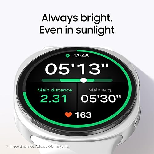 Samsung Galaxy Watch8 Smartwatch, 44mm, Silver, Bluetooth (CAD Version & Warranty) - AI Assistant (Gemini), Sleep Coaching, Fitness Tracking Silver 44mm Watch8 Bluetooth