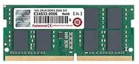 TRANSCEND 8GB DDR4 2666 SO-DIMM 1Rx8 1Gx8 CL19 1.2V (TS1GSH64V6B)