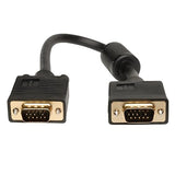 Tripp Lite P502-001 SVGA/VGA Monitor Extension Cable with RGB Coax Gold HD15M/HD15M (1-Feet)