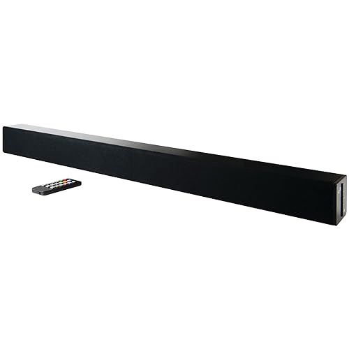 iLive 32in Bluetooth Sound Bar I - 60 Feet - Built-in Stereo - 3.5mm Audio Input ILIVE-ITB196B, Black