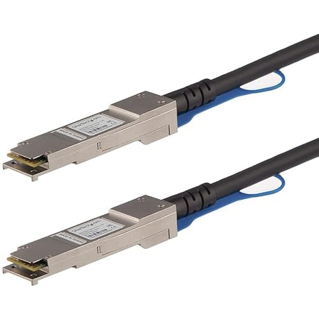 StarTech.com Juniper QFX-QSFP-DAC-3M Compatible 3m 40G QSFP+ to QSFP+ Direct Attach Cable Twinax - 40GbE QSFP+ Copper DAC 40 Gbps Low Power Passive Transceiver Module DAC (QFXQSFPDAC3M)