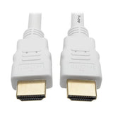 TRIPP LITE High Speed HDMI Cable, Ultra HD Digital Video Audio 4K at 30Hz M/M, 10', White 10 ft. White