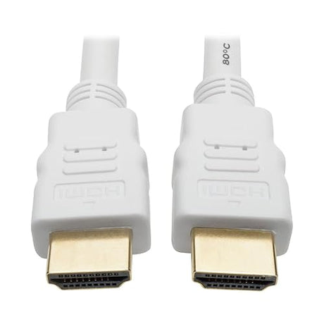 TRIPP LITE High Speed HDMI Cable, Ultra HD Digital Video Audio 4K at 30Hz M/M, 10', White 10 ft. White