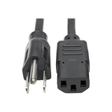 TRIPP LITE Standard Computer Power Cord 10a,18awg (Nema 5-15p to Iec-320-C13) 20-Ft. (P006-020)