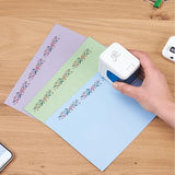 Royal 89745K e-Mark go Handheld Mobile Printer Bundle Pack; Includes: 3-Color Ink Cartridge, 5 mm Cotton Ribbon, and Ribbon Guide; Charges Via Included USB Cable; App Compatible with Android and iOS