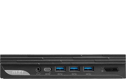 MSI PRO DP10 Desktop: Intel Core i7-1360P, Iris Xe Graphics, 16GB Memory, 1TB SSD, WiFi 6, Windows 11 PRO (13M-057US),Black