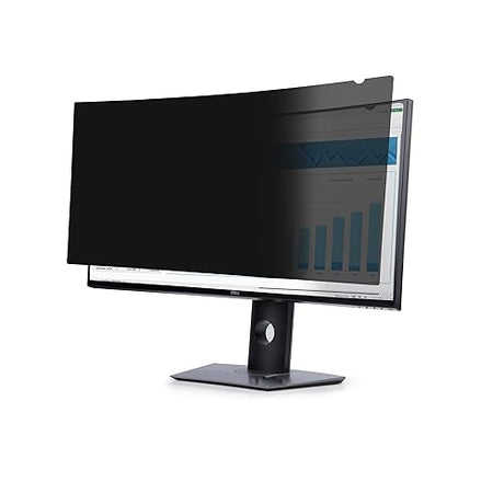 StarTech.com Privacy Screen For Dell P3424WE Curved 21:9 Monitor, Double-Sided Filter, Computer Screen Protector, TAA Curved 34 - 21:9 Aspect Ratio