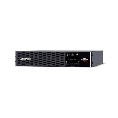 CyberPower PR2200RTXL2UHVAN Smart App Sinewave UPS Battery Backup and Surge Protector, 2200VA/2200W, 6 Outlets, 2U Rack/Tower, RMCARD205 Pre-Installed; EBM Option, UL Certified