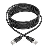 Tripp Lite Cat6a Snagless Shielded STP Patch Cable 10G-Certified, PoE, Black M/M 10ft 10' (N262-010-BK) Black 10 Feet STP