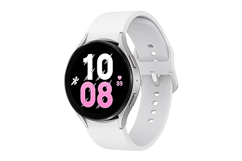 Samsung Galaxy Watch5 44mm BT Silver, Heart Monitor, Workout Tracking, Advanced Sleep Coaching, Body Composition Analyzer Silver 44mm Bluetooth Watch5