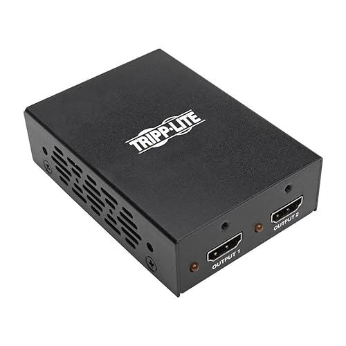 Tripp Lite HDMI Splitter, 2-Port, Ultra-HD, Black