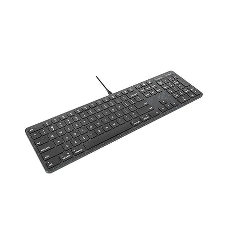 Targus - Full-Size Wired EcoSmart Keyboard 104 Key Keypad – Quiet Clicks – Instant Connectivity with Universal Compatibility (AKB874US)