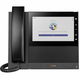 Poly CCX 600 IP Phone - Corded - Corded/Cordless - Bluetooth, Wi-Fi - Desktop - Black - TAA Compliant - 24 x Total Line - VoIP - 7 LCD - IEEE 802.11a/b/g/n - 2 x Network (RJ-45) - PoE Ports