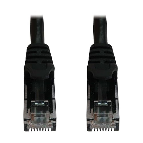 Tripp Lite Cat6a 10G Ethernet Cable, Snagless Molded UTP Network Patch Cable (RJ45 M/M), Black, 1 Foot / 0.3 Meters, Manufacturer's Warranty (N261-001-BK)