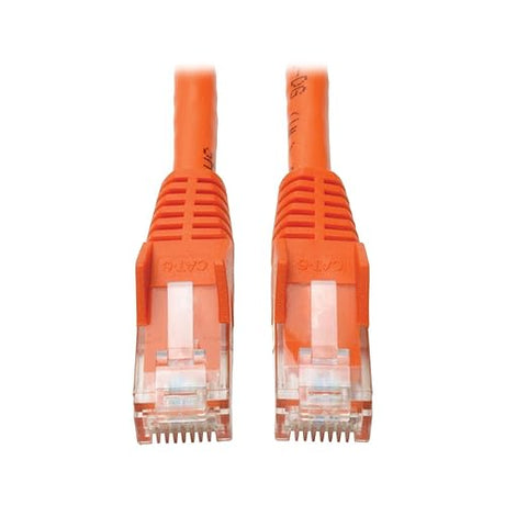 Tripp Lite N201-050-or Cat6 Gigabit Ethernet Snagless Molded Patch Cable 24 AWG 550MHz Premium UTP, Orange, RJ45 M/M 50' 50-ft. Orange
