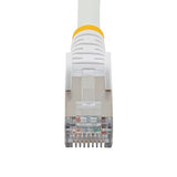 StarTech.com 75ft White CAT6a Ethernet Cable, Snagless RJ45, 10GbE, 100W PoE++, S/FTP, 500MHz, 27AWG Pure Bare Copper, LSZH