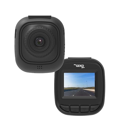 Adesso GO1328G Mygekogear by Adesso Orbit 132 Full Hd 1080p Wi-fi Dash Cam with Blind Spot Mirr
