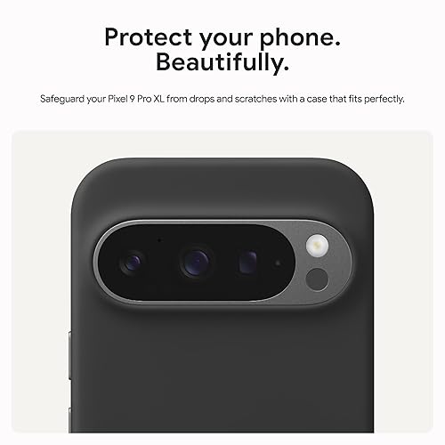 Google Pixel 9 Pro XL Case - Android Phone Case - Durable Protection - Stain-Resistant Silicone - Slim Design - Obsidian Pixel 9 Pro XL Obsidian