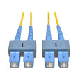 Tripp Lite Duplex Singlemode 9/125 Fiber Patch Cable (SC/SC), 1M (3-ft.)(N356-01M)