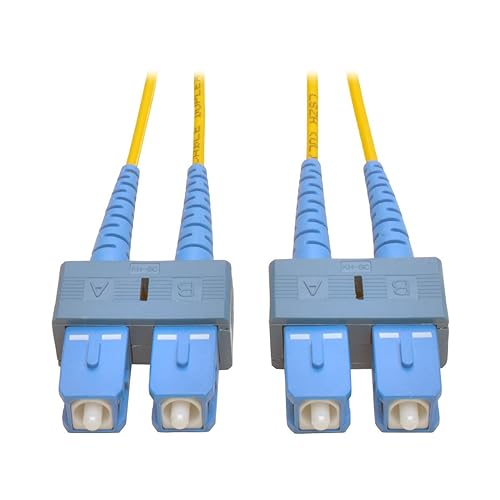 Tripp Lite Duplex Singlemode 9/125 Fiber Patch Cable (SC/SC), 1M (3-ft.)(N356-01M)