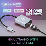 Adesso USB C to DisplayPort Adapter for Home Office (4K@60Hz), Aluminum Portable USB C Adapter for MacBook Pro, Air, iPad Pro, XPS 15/13, Surface, and More
