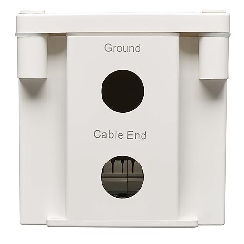 Tripp Lite Outdoor in-Line Power Over Ethernet PoE Surge Protector, Cat5e Cat6 & Cat6a, Up to 1 Gigabit per Second, 110 Punch Down, IP68 Dust & Water Resistant, 2-Year Warranty (B110-SP-CAT-OD2)