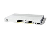 Cisco Catalyst 1300-24P-4G Managed Switch, 24 Port GE, PoE, 4x1GE SFP, Limited Lifetime Protection (C1300-24P-4G)