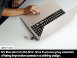 SAMSUNG BAR Plus 512GB - 400MB/s USB 3.1 Flash Drive Titan Gray (MUF-512BE3/AM) [Canada Version] 512GB Silver
