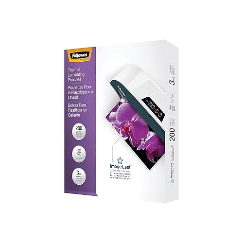 Fellowes 5244101 Laminating Pouches, Letter, 200pk (3Mil) 5244101 3 Mil