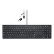 Dell KB525C Wired Collaboration Keyboard - USB-C & USB-A Versatile connectivity, 15 Programmable Shortcuts Keys, Collaboration Keys - Zoom & Microsoft Teams, Copilot Key, Silent Keys - Black