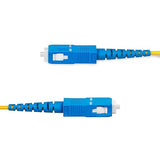 StarTech.com 100m (328ft) SC to SC (UPC) OS2 Single Mode Simplex Fiber Optic Cable, 9/125µm, 40G/100G, LSZH Fiber Patch Cord