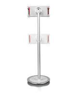 Aluratek Adjustable Desktop Smartphone & Tablet Stand, Holder for iPhone, Android, iPad, & Most Tablet Sizes (AUCH06F), Silver