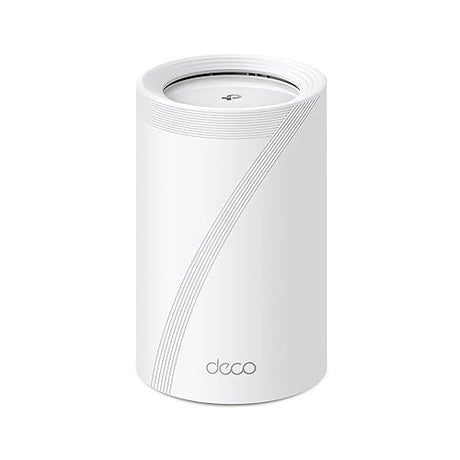 TP-Link Deco BE63 Tri-Band WiFi 7 BE10000 Whole Home Mesh System- 6-Stream 10 Gbps, 4X 2.5G Ports Wired Backhaul, 4X Smart Internal Antennas, VPN, MU-MIMO, HomeShield, Free Expert Support (1-Pack) WiFi 7 BE10000 1 Pack