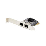 StarTech.com 2-Port Gigabit PCIe Network Adapter Card, PCI Express LAN Card, NIC, 2X Realtek RTL8111H, TAA Compliant