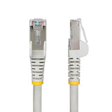 StarTech.com 75ft Gray CAT6a Ethernet Cable, Snagless RJ45, 10GbE, 100W PoE++, S/FTP, 500MHz, 27AWG Pure Bare Copper, LSZH