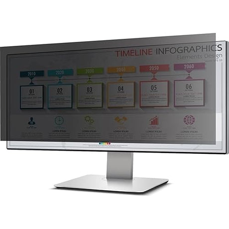 PrivacyView™ Privacy Filter for 34 Ultra-Widescreen (21:9) Monitor – TAA – Black