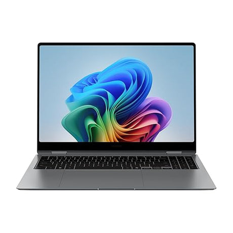 SAMSUNG 16” Galaxy Book5 Pro 360 Copilot+ PC, AI Business Laptop, Windows 11 Pro, Intel Core Ultra 7 Processor 256V, 3K AMOLED Touchscreen, 16GB / 512GB, 120HZ, 2025 Model, NP964QHA-KG1US, Gray Intel Core Ultra 7 Processor 256V 16 Inch Business PC Gray