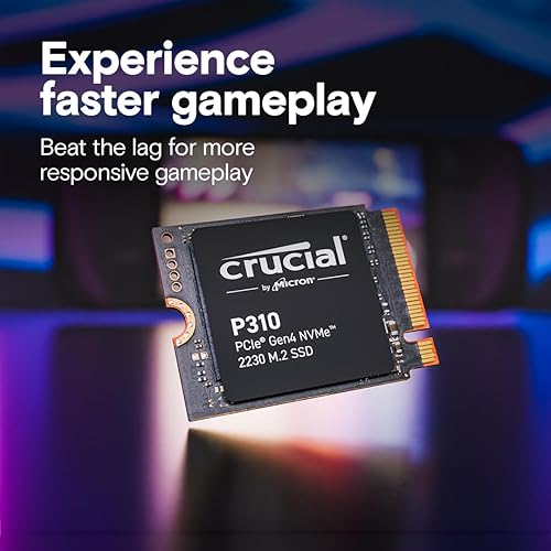 New 2024 Crucial P310 2TB PCIe Gen4 2230 NVMe M.2 SSD - Up to 7,100 MB/s - Uplevel Your Console - Internal Solid State Drive (PC) - CT2000P310SSD2?