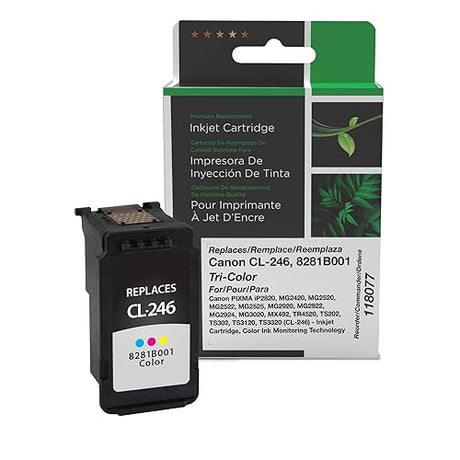 Clover Remanufactured Ink Cartridge Replacement for Canon CL-246 (8281B001) | Color