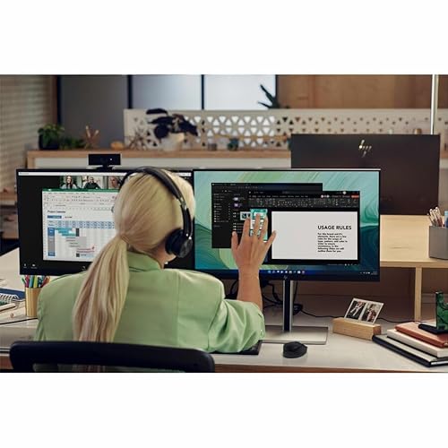 HP 925 Ergonomic Vertical Mouse for Business - Optical - Wireless - Bluetooth/Radio Frequency - 2.40 GHz - Black - 1 - USB Type A - 4000 dpi - Scroll Wheel - 6 Button(s) - 5 Programmable Button(s)