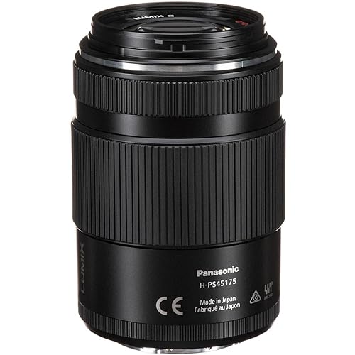 Panasonic HPS45175K Lumix G X Vario PZ 45-175mm/F4.0-5.6 Aspherical/Power Optical Image Stabilized Zoom Lens (Black)