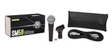 Shure SM58 Professional Dynamic Vocal Microphone with 25-Foot XLR Cable – Cardioid Mic for Live Performance, Studio Recording, Podcasting & Streaming (SM58-CN), Black & Silver Cable Included