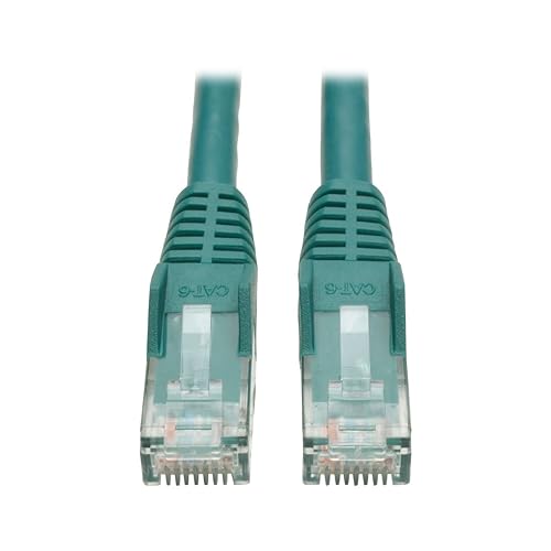 Tripp Lite N201-020-GN Cat6 Gigabit Snagless Molded Patch Cable RJ45M/M (20-Feet, Green)