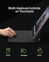 Belkin Pro Keyboard Case w/Magnetic Stand, Backlit Bluetooth Keyboard, Multi-Gesture Controls, Magnetic Apple Pencil Storage Compatibility, & Multimedia Keys for iPad Pro 12.9 - Black
