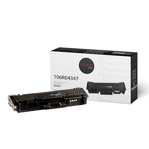 Premium Tone Replacement for Xerox B210 106R04347 High Yield Black for B205 MFP, B205/NI, B210, B215 MFP